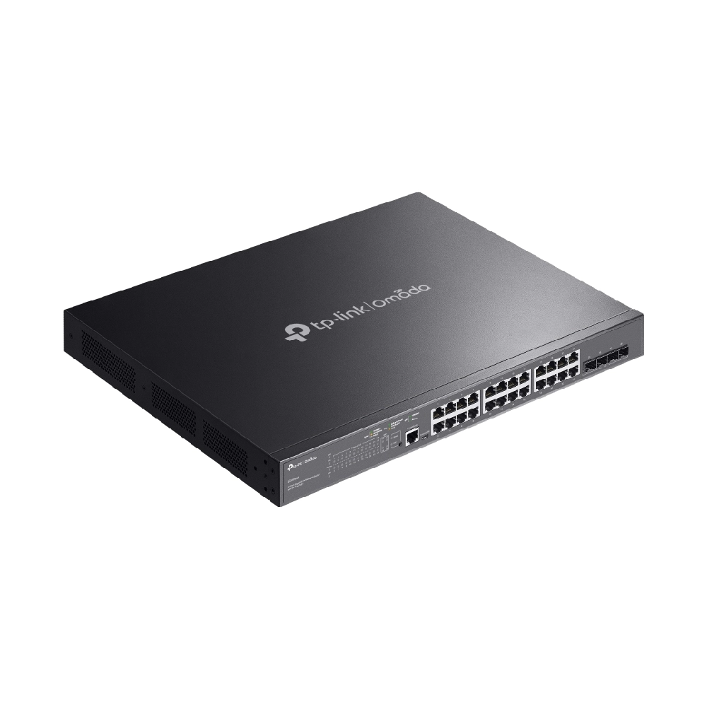 TP-Link Omada 28-Port Gigabit L2+ Managed POE Switch with 4× Gigabit SFP slots 384W (SG3428MP) view 4